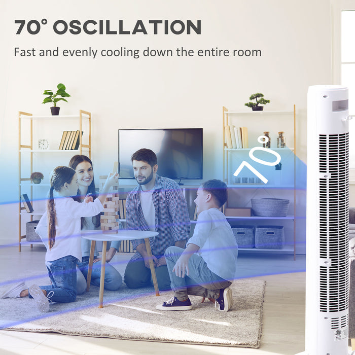 Air Cooler, Evaporative Ice Cooling Tower Fan Bedroom w/ Remote Control