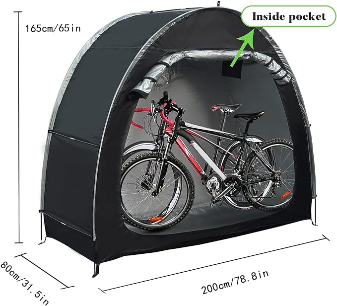 Outdoor Bike Covers Storage Shed Tent,210D Oxford Thick Waterproof Fabric, outdoor