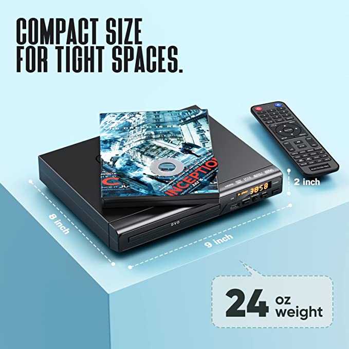 DVD Players for TV with HDMI, DVD Players That Play All Regions, Simple DVD Player for Elderly, ...