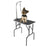 32"Adjustable Pet Dog Cat Grooming Table Foldable Drying Table w/Arm Pet Supplie