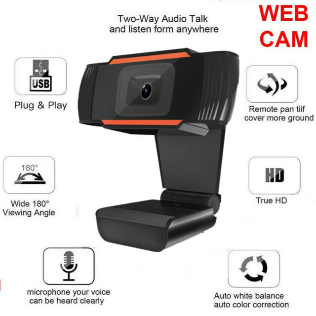 1080P HD Webcam With Microphone Auto Focusing Web Camera For PC Laptop Desktop