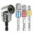 Socket Adapter Set Hex Shank to 1/4" 3/8" 1/2" Impact Driver Drill 3 pcs Color