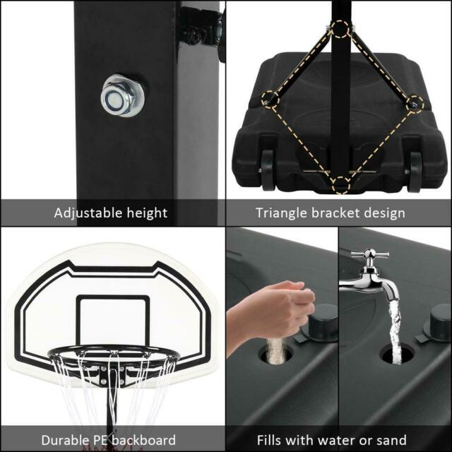 Adjustable Water Play Sports Basketball Hoop Backboard Swimming Pool Games