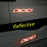 6x Car Vent Edge Bumper Decal 3D Reflective Sticker Red Carbon Fiber Accessories