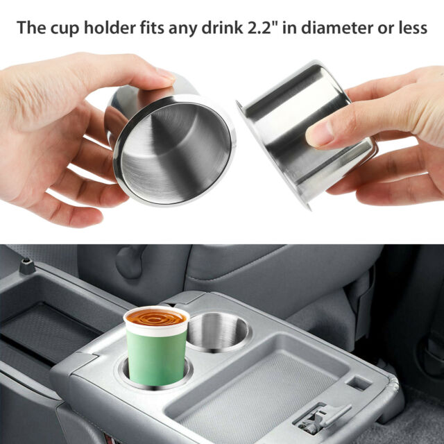 Universal Stainless Steel Cup Drink Holders for Car Boat Truck Marine Camper RV