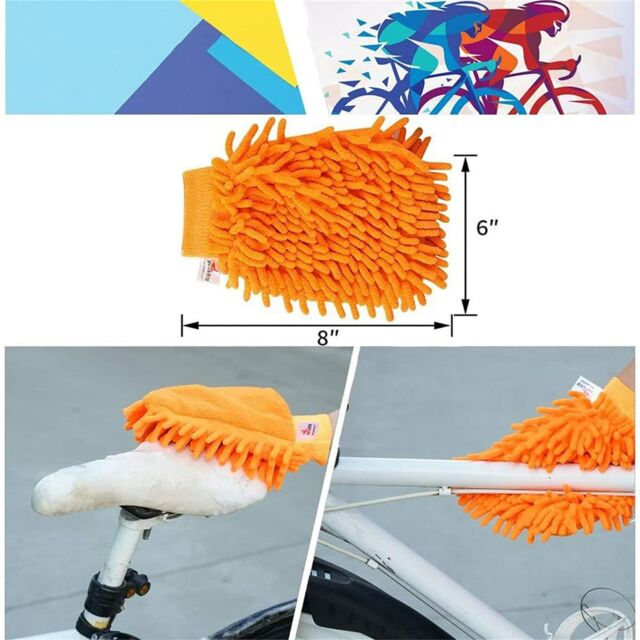 Bike Cleaning Kit (8pcs) Including Chain Cleaner for Cycling Bicycle Clean Brush