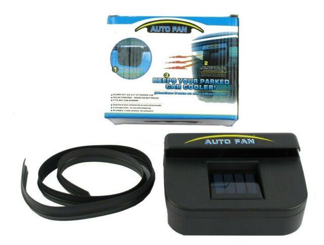 Solar Powered Car Exhaust Air Vent Cool Fan Auto Cooler Ventilation System