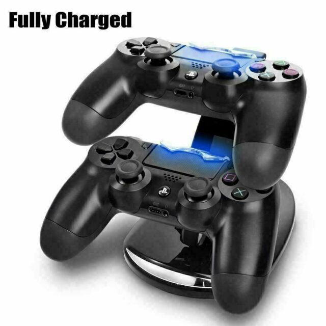 For PS4 PlayStation4 Controller Dual USB Charger LED Dock Station Charging Stand