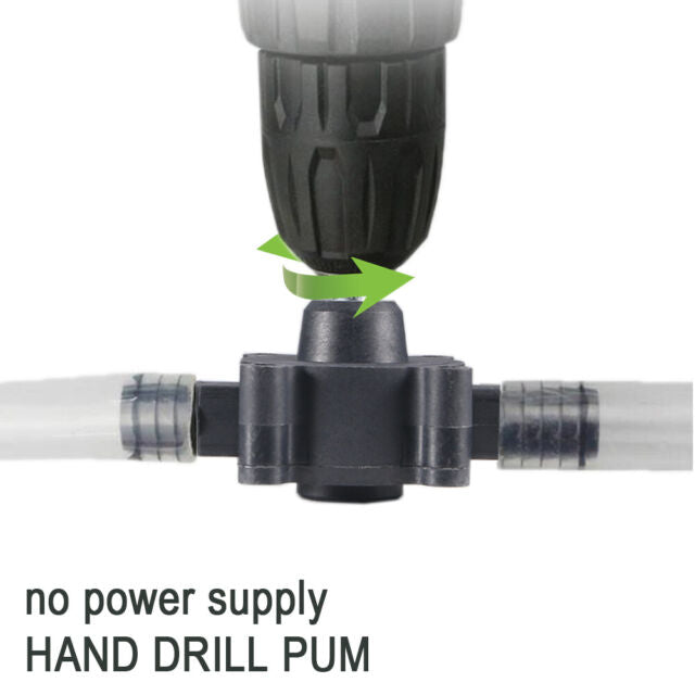 Hand Electric Drill Drive Self Pump Home Oil Fluid Water Transfer Tools Portable