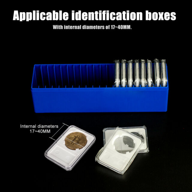HOT Coin Storage Holders Box Plastic Capsules Case 20 Certified PCGS NGC Slab US