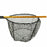 56 Inch Collapsible Rubber Landing Net Safe for Fish 35 Inch Handle No Snag