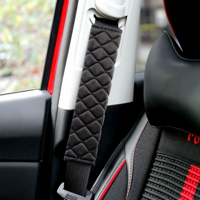 2Pcs Car Safety Seat Belt Shoulder Pad Cover Cushion Harness Comfortable Driving