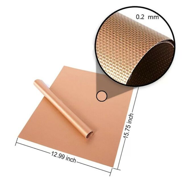Easy BBQ Grill Mat Copper Pad Non Stick Barbecue Bake Cooking Mat Chef Reusable