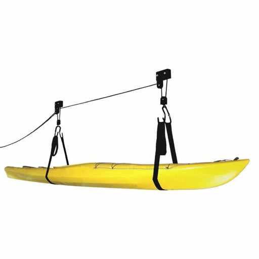Kayak Hoist Lift Garage Storage Canoe Hoists 125 lb Capacity Mounting Brackets
