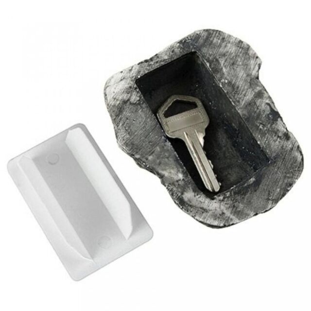 Outdoor rock hide a key house home emergency spare key car holder hider safe