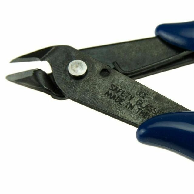 5X Flush Electrical Wire Cutter Blue Diagonal Cutting Plier Side Cutter Nipper