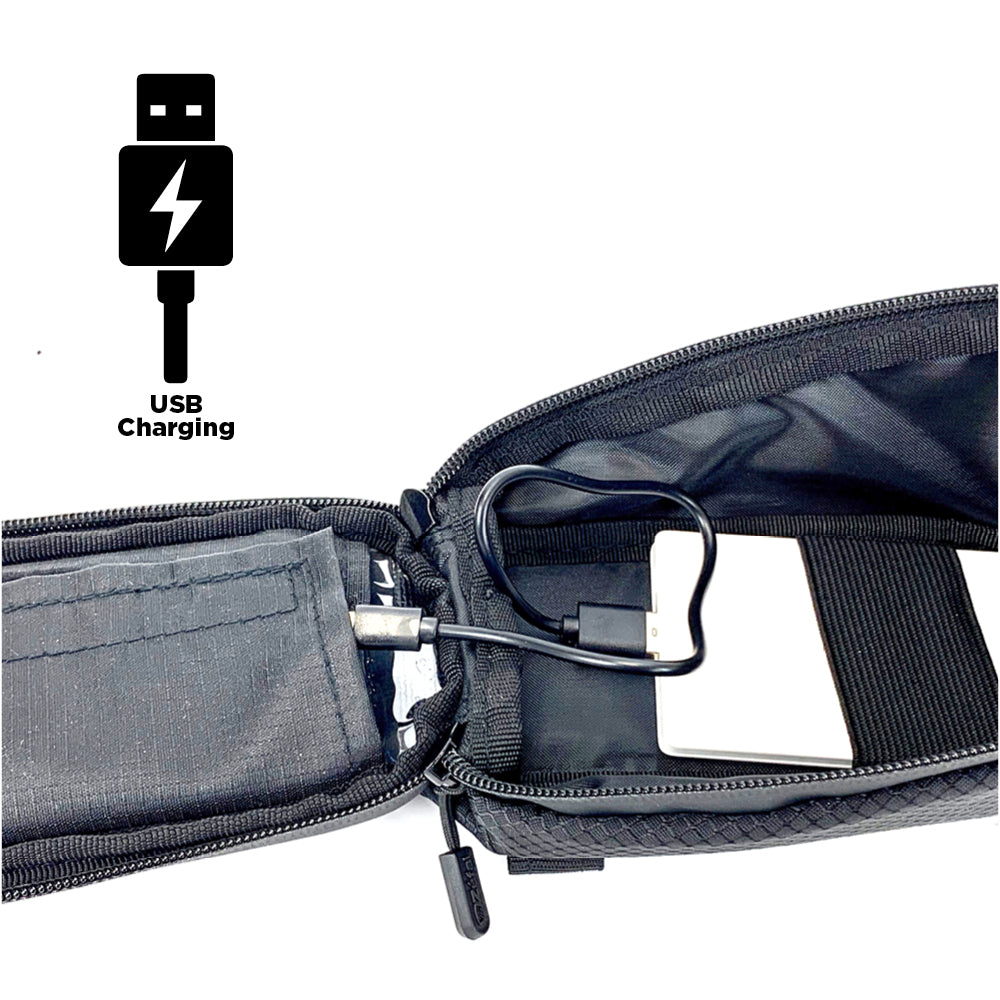 Zefal Smart Phone Charge Bike Bag - Battery Included (Rechargeable - Store, Use, and Charge)