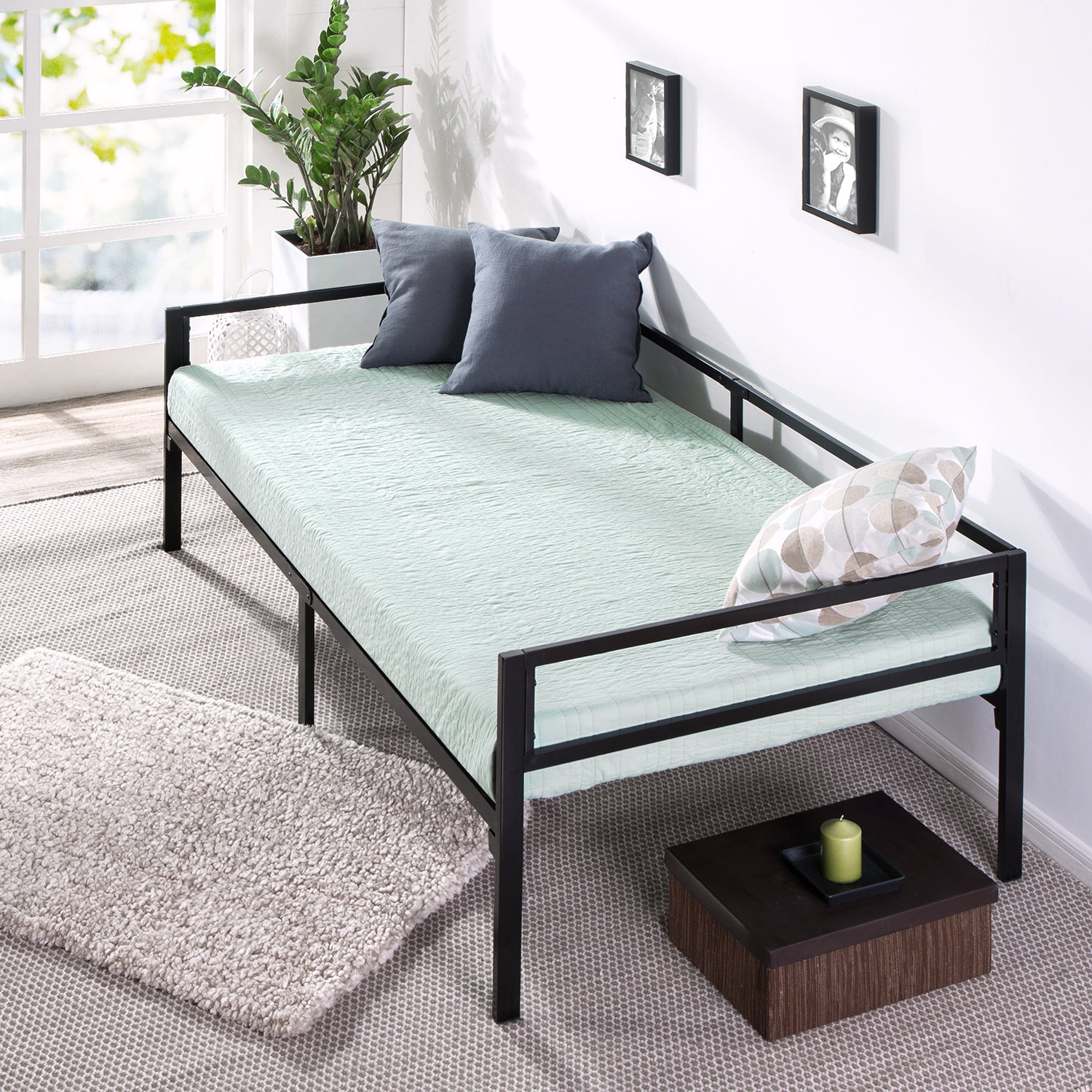 Quick Lock Steel Support Twin Daybed Frame