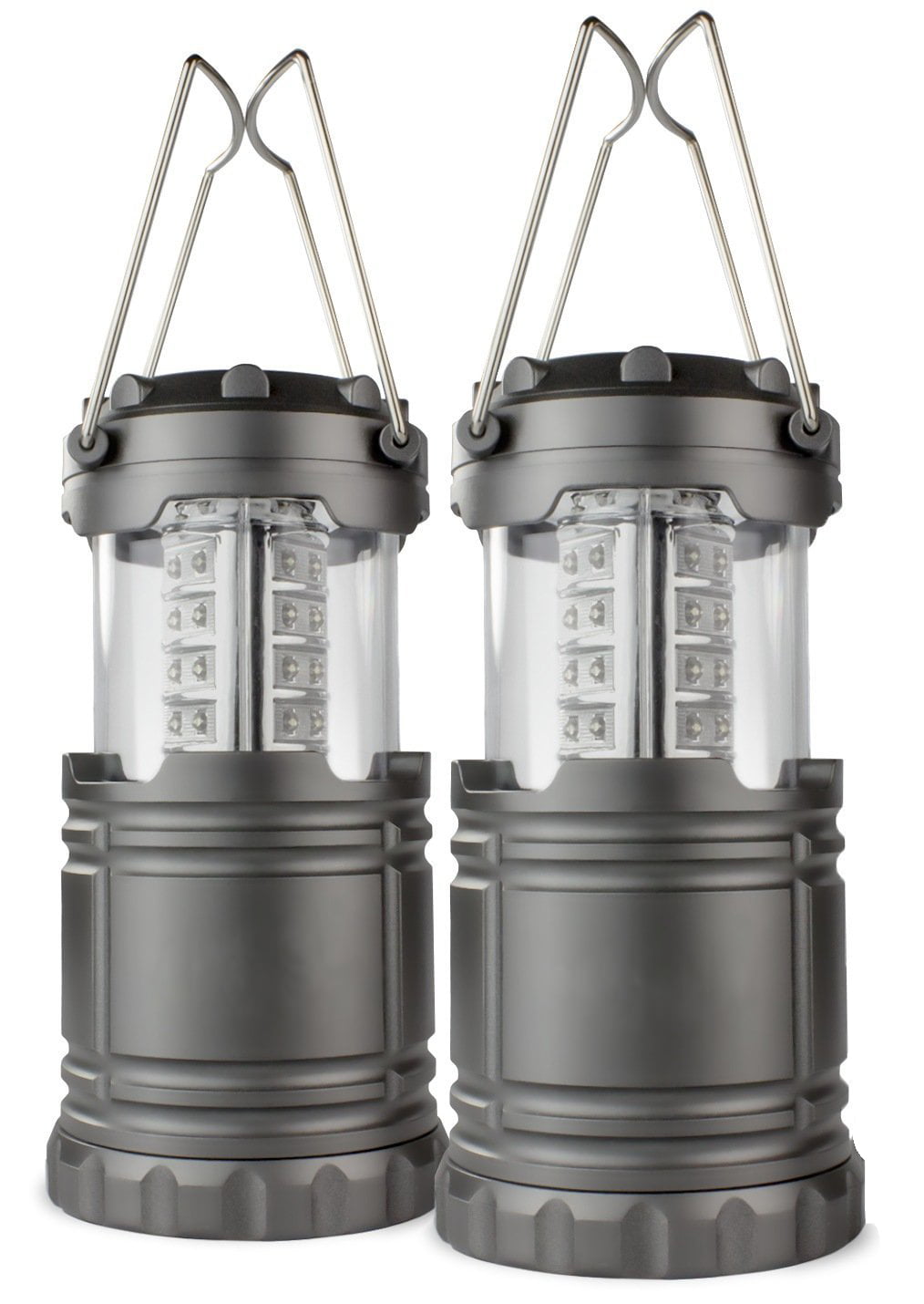 2 Pack Portable Outdoor LED Lantern Camping Lanterns, Water Resistant Emergency Tent Light for Backpacking, Hiking, Fishing