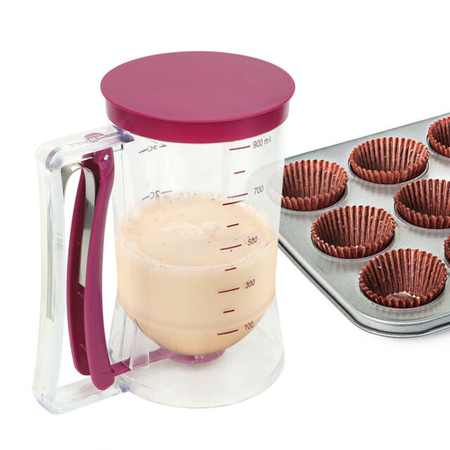 900ML Pancake Baking Batter Dispenser Measuring Cup Muffin Cream Separating Tool