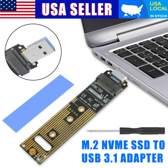 M.2 NVME SSD to USB 3.1 Adapter Hard Drive for PCIe NVMe Based M Key B+M Key SSD