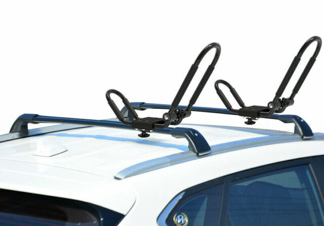 Folding Canoe Boat Kayak Roof Rack Car SUV Truck Top Mount Carrier J Cross Bar