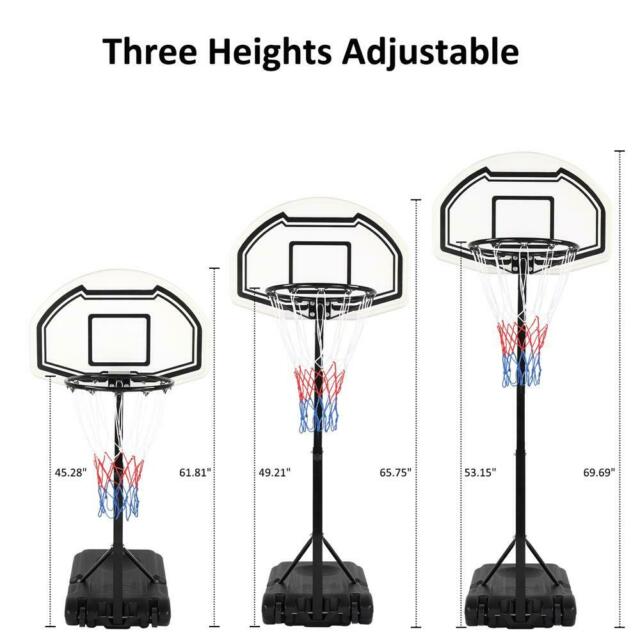 Adjustable Water Play Sports Basketball Hoop Backboard Swimming Pool Games