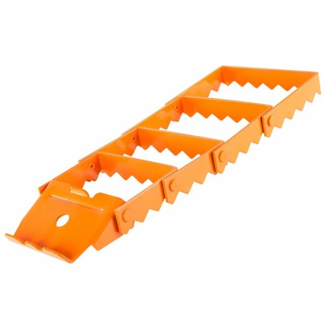 Apex TP-7417 Heavy Duty Vehicle Recovery Traction Grip Track (Orange, Single)