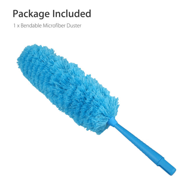 Microfiber Duster Cleaning Brush Dust Cleaner Bendable Handle Soft Ceiling Fan