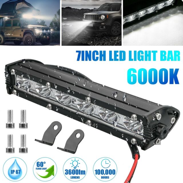 7''  18W Spot LED Work Light Bar Lamp Driving Fog Offroad SUV 4WD Car Boat Truck