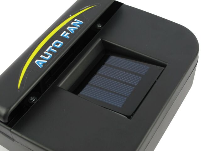 Solar Powered Car Exhaust Air Vent Cool Fan Auto Cooler Ventilation System