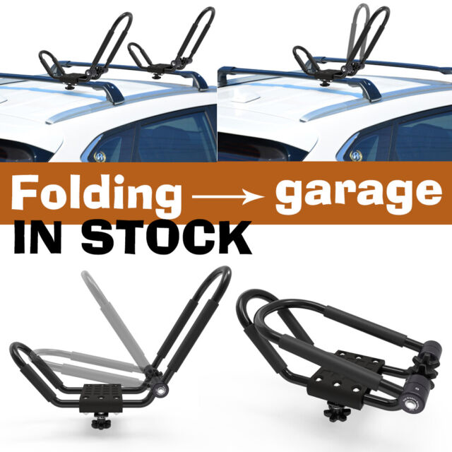 Folding Canoe Boat Kayak Roof Rack Car SUV Truck Top Mount Carrier J Cross Bar