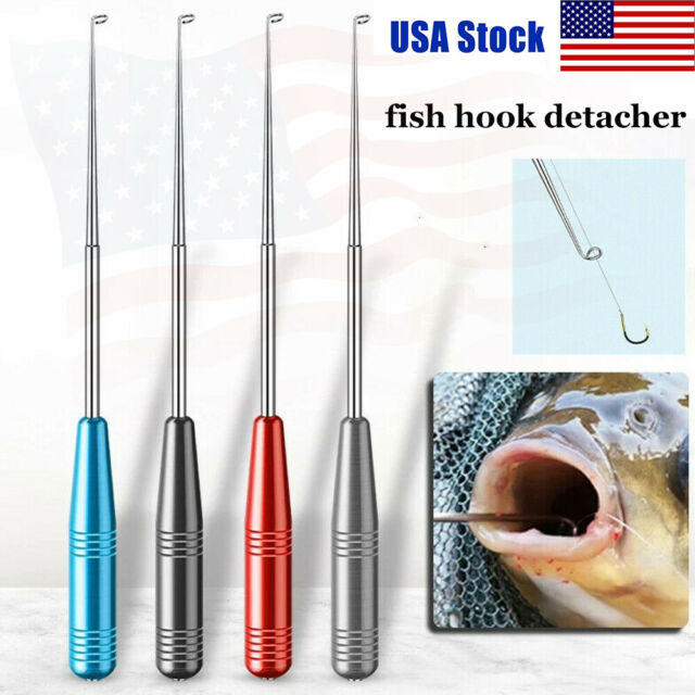 4pcs Fish Hook Quick Release Device Fishhook Detacher Remover Safety Extractor