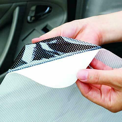 2Pcs Car Sun Shade Cover Rear Window Side Block Static Cling Visor Shield Screen