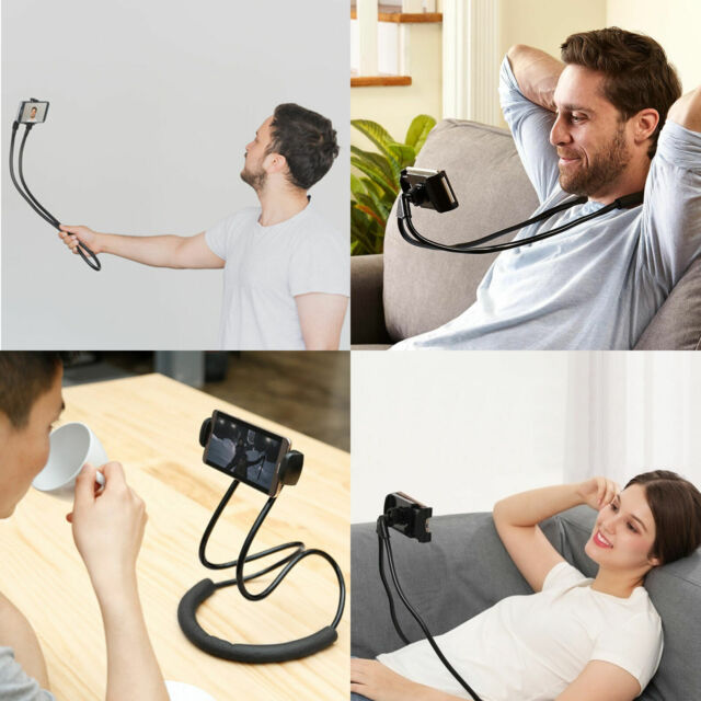 Universal Lazy Neck Hanging Phone Stand Mount Bed Desktop Support Bracket Holder