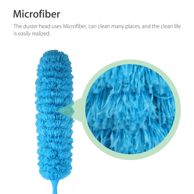 Microfiber Duster Cleaning Brush Dust Cleaner Bendable Handle Soft Ceiling Fan