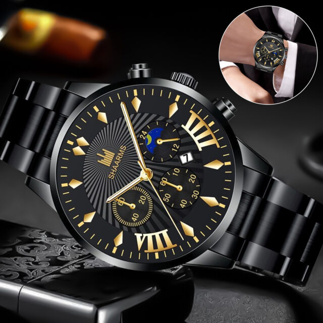 Men's Watch Relojes De Hombre Stainless Steel Quartz Luminous Classic WristWatch