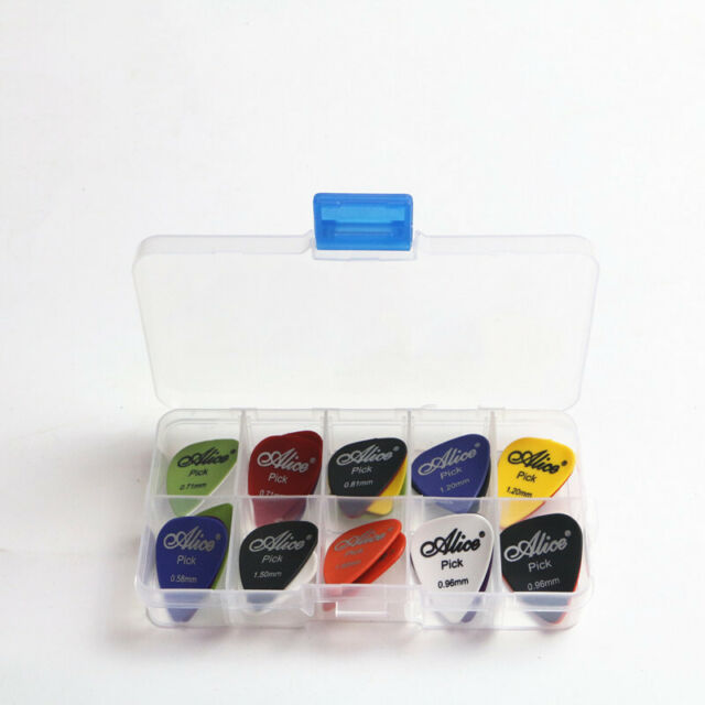 100Pc Guitar Picks Acoustic Electric Plectrum Celluloid 0.58 0.71 0.81 0.96 1.2