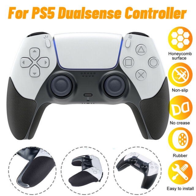 For PS5 Controller Rubber Grip Skin Cover Kit Skidproof Sweat-Absorbent Soft Pad