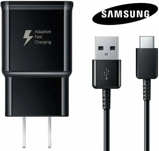 Fast Wall Charger Plug + USB Type C 4' Cable For Samsung Galaxy Note 10 S8 S9 S10