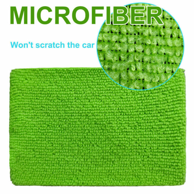3 Pack Window Windshield Cleaning Tool Microfiber Car Wiper Cleaner Glass Brush