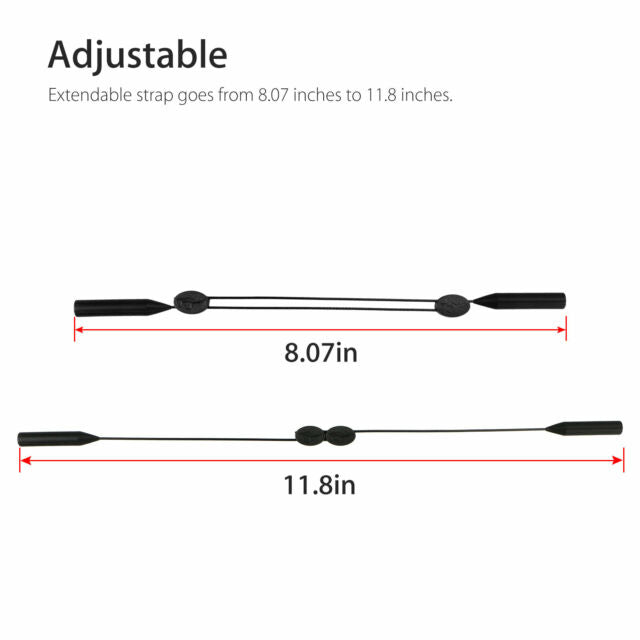 2X Glasses Strap Neck Cord Sports Eyeglasses Band Sunglasses Rope String Holder