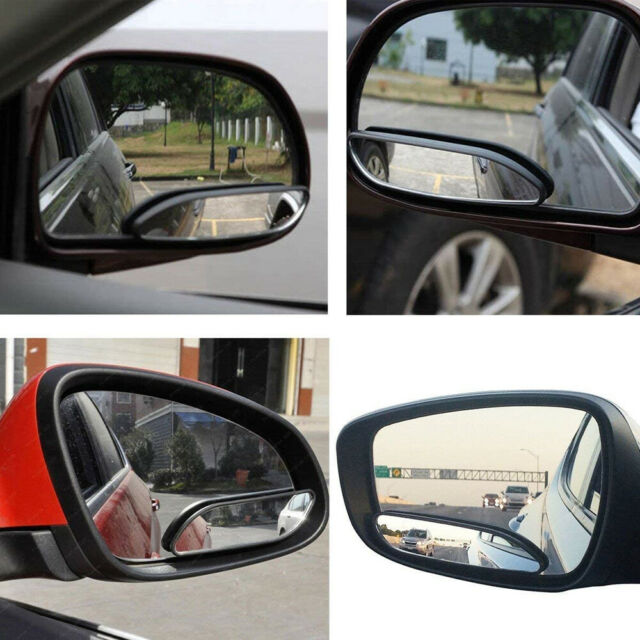 2Pcs Blind Spot Mirror Auto 360° Wide Angle Convex Rear Side View Car Truck SUV