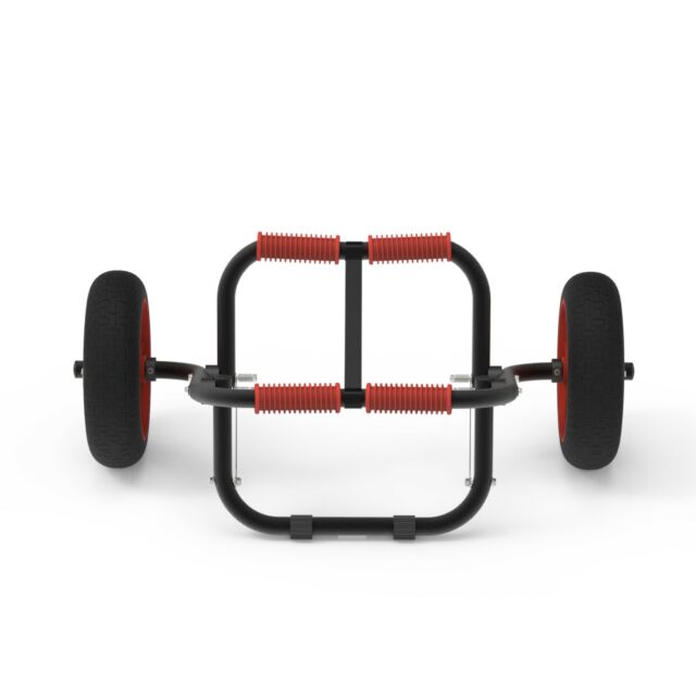 Bend Kayak Canoe Boat Carrier Rack Dolly Trailer Trolley Transport Cart Wheel