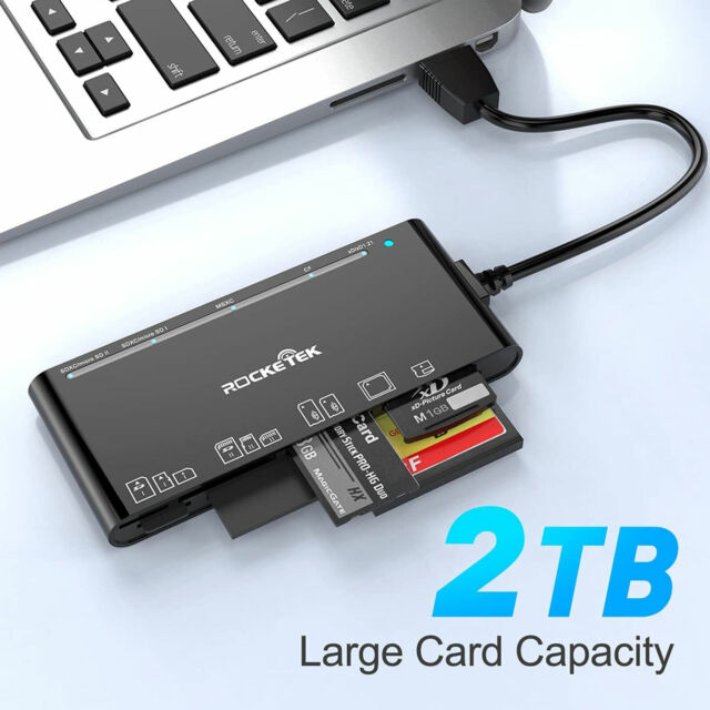 7in1 USB 3.0 Memory Card Reader Writer Adapter SD/Micro SD/TF for Laptop Desktop