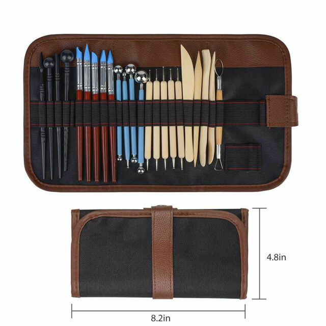 24Pcs Ceramic Tools Set Clay Sculpting Carving Modeling Combination Tool Kit Set