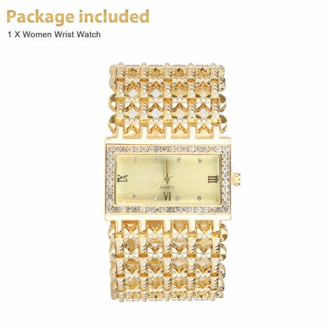 Fashion Waterproof Bracelet Wrist Watch for Women Ladies Silver Gold Luxury Gift