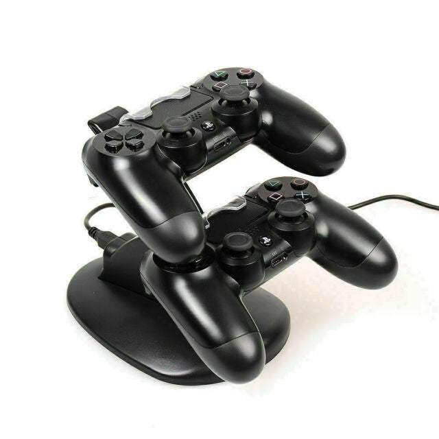 For PS4 PlayStation4 Controller Dual USB Charger LED Dock Station Charging Stand