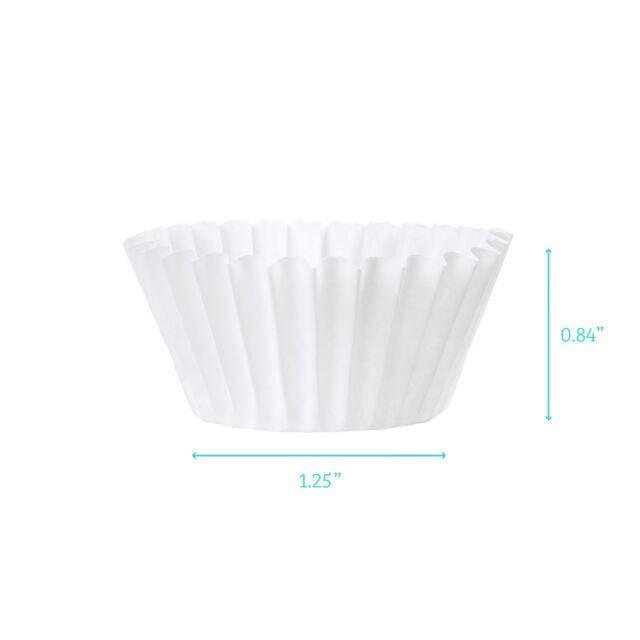 500pc White Cupcake Liners Mini Muffin Liners Wrappers Paper Baking Cups