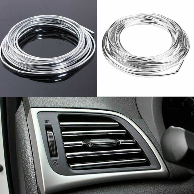 49FT Chrome Car Door Edge Molding Trim  Seal Strip Scratch Protector Guard Decor